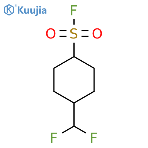 4-(Difluoromethyl)cyclohexane-1-sulfonyl fluoride structure
