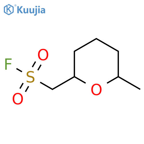 (6-Methyloxan-2-yl)methanesulfonyl fluoride structure