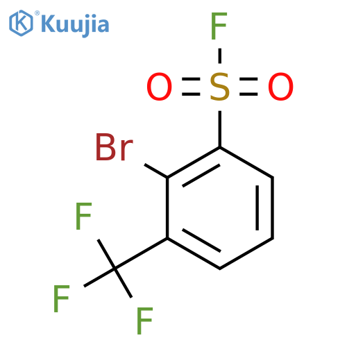 2-Bromo-3-(trifluoromethyl)benzene-1-sulfonyl fluoride structure