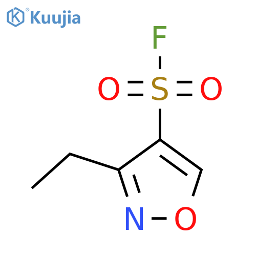 3-Ethyl-1,2-oxazole-4-sulfonyl fluoride structure