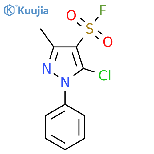 5-chloro-3-methyl-1-phenyl-1H-pyrazole-4-sulfonyl fluoride structure