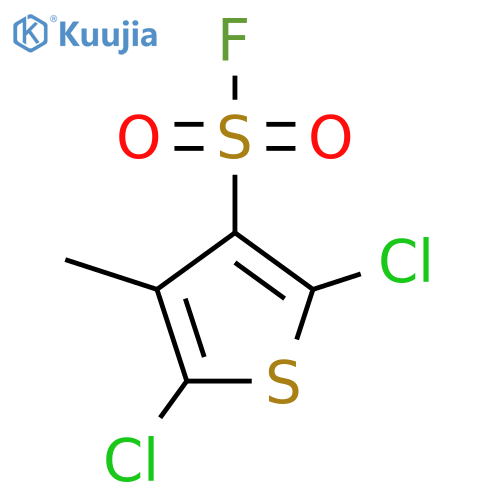 2,5-Dichloro-4-methylthiophene-3-sulfonyl fluoride structure