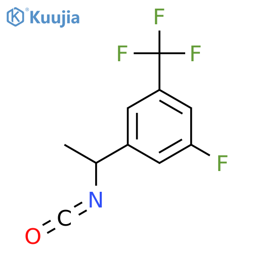 1-Fluoro-3-(1-isocyanatoethyl)-5-(trifluoromethyl)benzene structure