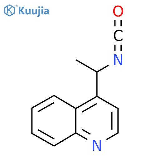 4-(1-isocyanatoethyl)quinoline structure