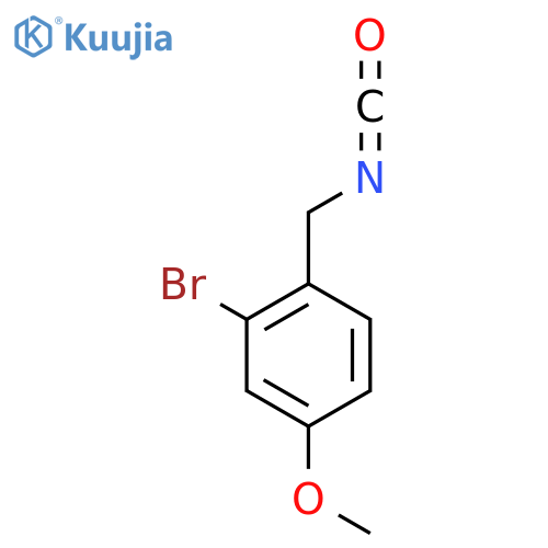 2-bromo-1-(isocyanatomethyl)-4-methoxybenzene structure