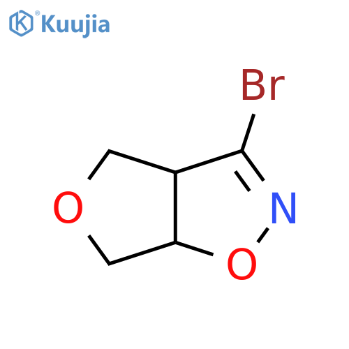 3-Bromo-3a,4,6,6a-tetrahydrofuro[3,4-d]isoxazole structure