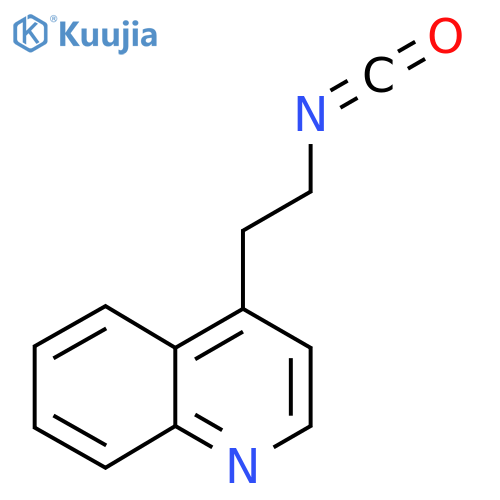 4-(2-Isocyanatoethyl)quinoline structure