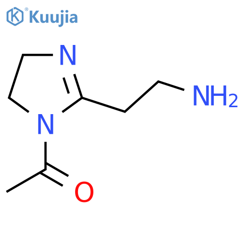 1-2-(2-aminoethyl)-4,5-dihydro-1H-imidazol-1-ylethan-1-one structure
