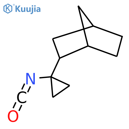 2-(1-isocyanatocyclopropyl)bicyclo2.2.1heptane structure