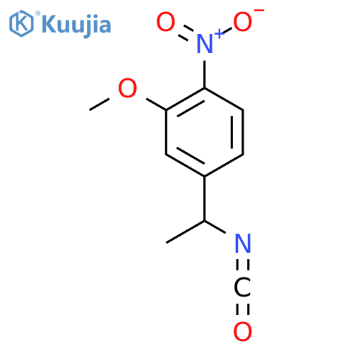 4-(1-Isocyanatoethyl)-2-methoxy-1-nitrobenzene structure