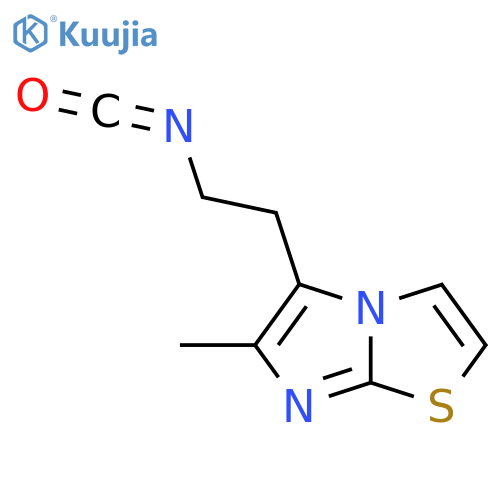 5-(2-isocyanatoethyl)-6-methylimidazo2,1-b1,3thiazole structure