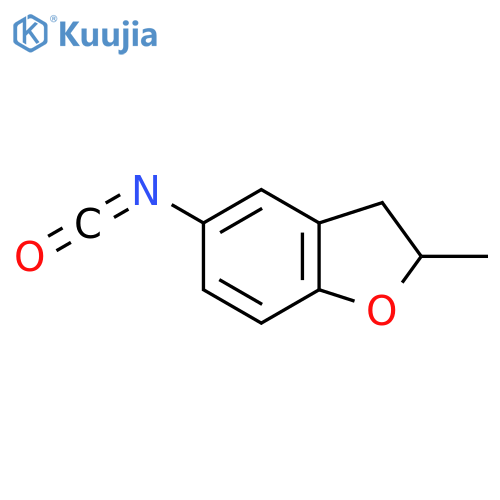 5-isocyanato-2-methyl-2,3-dihydro-1-benzofuran structure