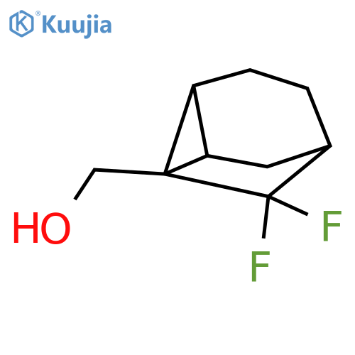 {8,8-difluorotricyclo3.2.1.0,2,7octan-1-yl}methanol structure