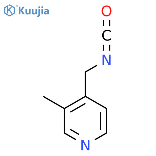 4-(isocyanatomethyl)-3-methylpyridine structure