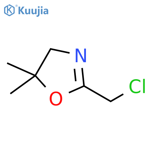 Oxazole, 2-(chloromethyl)-4,5-dihydro-5,5-dimethyl- structure