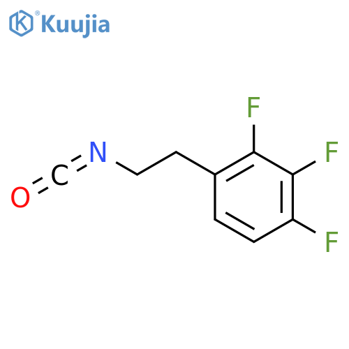 1,2,3-trifluoro-4-(2-isocyanatoethyl)benzene structure