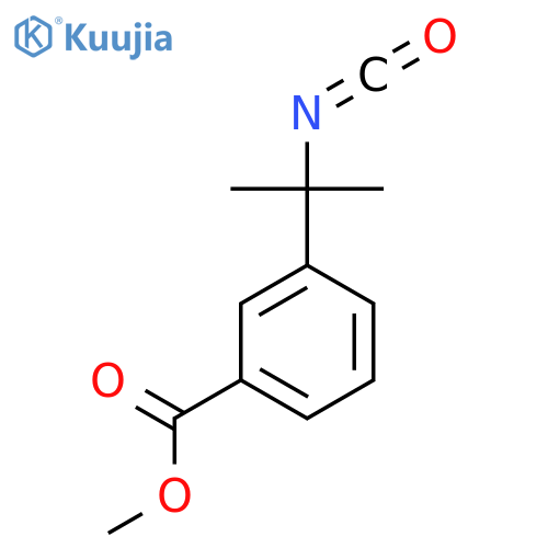 Methyl 3-(2-isocyanatopropan-2-yl)benzoate structure