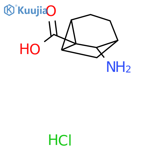 8-aminotricyclo3.2.1.0,2,7octane-1-carboxylic acid hydrochloride, Mixture of diastereomers structure