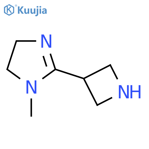 2-(azetidin-3-yl)-1-methyl-4,5-dihydro-1H-imidazole structure