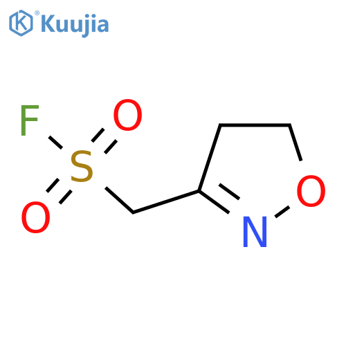 (4,5-Dihydro-1,2-oxazol-3-yl)methanesulfonyl fluoride structure