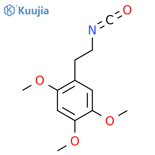 1-(2-Isocyanatoethyl)-2,4,5-trimethoxybenzene structure