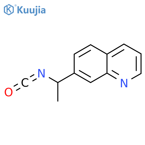 7-(1-Isocyanatoethyl)quinoline structure