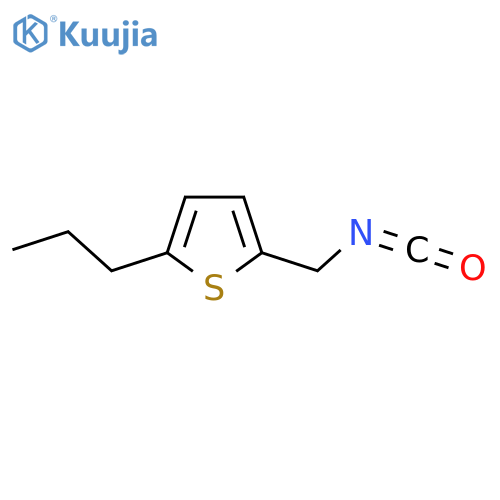 2-(isocyanatomethyl)-5-propylthiophene structure