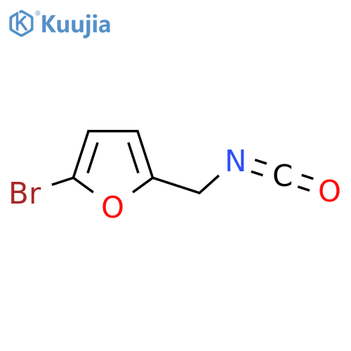 2-bromo-5-(isocyanatomethyl)furan structure