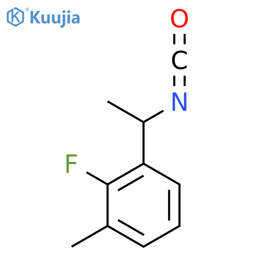 2-Fluoro-1-(1-isocyanatoethyl)-3-methylbenzene structure