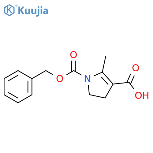 1H-Pyrrole-1,3-dicarboxylic acid, 4,5-dihydro-2-methyl-, 1-(phenylmethyl) ester structure