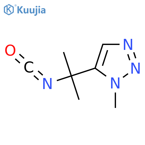5-(2-isocyanatopropan-2-yl)-1-methyl-1H-1,2,3-triazole structure
