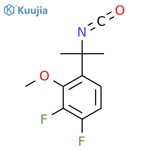 1,2-Difluoro-4-(2-isocyanatopropan-2-yl)-3-methoxybenzene structure