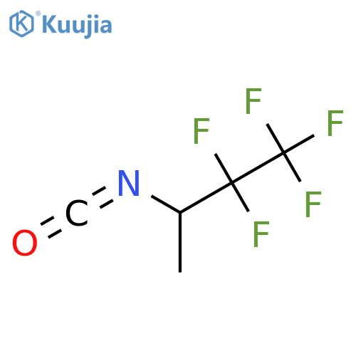 1,1,1,2,2-pentafluoro-3-isocyanatobutane structure