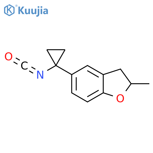 5-(1-isocyanatocyclopropyl)-2-methyl-2,3-dihydro-1-benzofuran structure