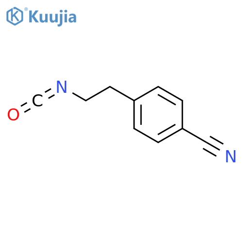 4-(2-isocyanatoethyl)benzonitrile structure