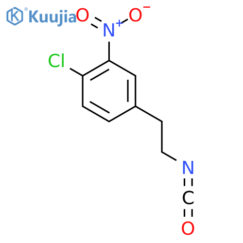 1-Chloro-4-(2-isocyanatoethyl)-2-nitrobenzene structure