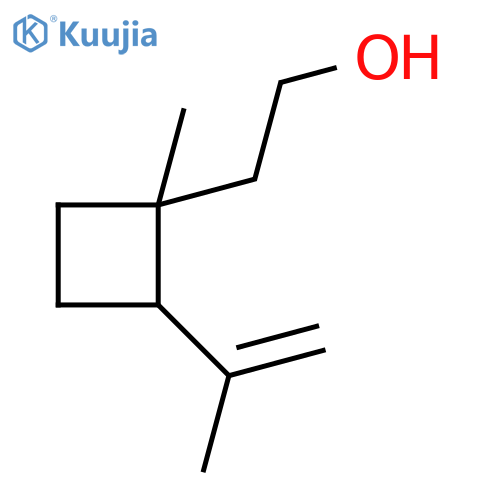 Cyclobutaneethanol,1-methyl-2-(1-methylethenyl)-, (1R,2S)- structure