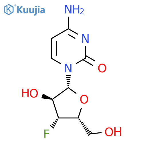4-Amino-1-[(2R,3S,4R,5R)-4-fluoro-3-hydroxy-5-(hydroxymethyl)oxolan-2-yl]pyrimidin-2-one structure