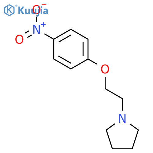 1-(2-(4-Nitrophenoxy)ethyl)pyrrolidine structure