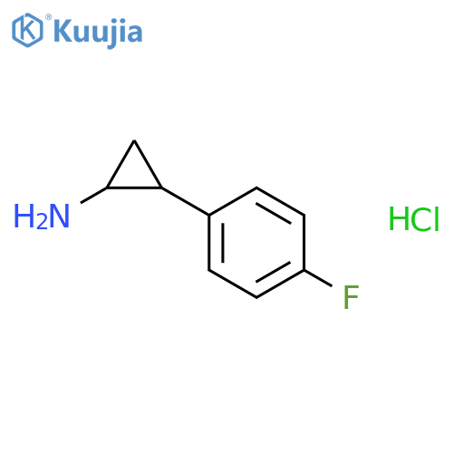 trans-2-(4-Fluorophenyl)cyclopropylamine Hydrochloride structure