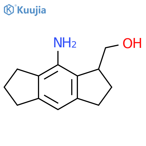 (8-Amino-1,2,3,5,6,7-hexahydro-s-indacen-1-yl)methanol structure