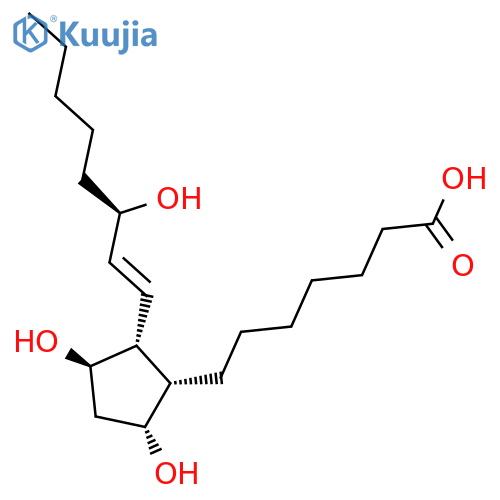 Prost-13-en-1-oic acid,9,11,15-trihydroxy-, (8b,9a,11a,13E,15S)- (9CI) structure