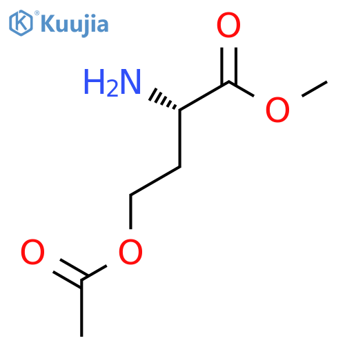 methyl (2S)-4-(acetyloxy)-2-aminobutanoate structure