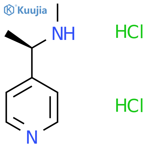 methyl(1R)-1-(pyridin-4-yl)ethylamine dihydrochloride structure
