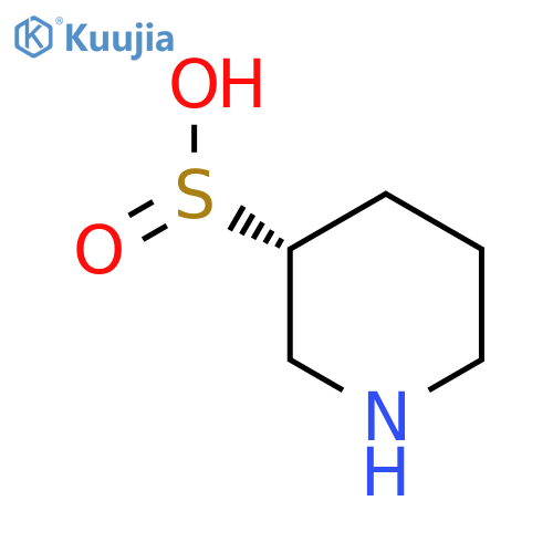 (3R)-piperidine-3-sulfinic acid structure