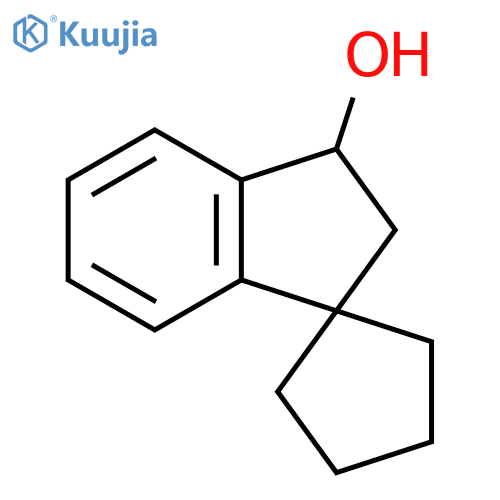 2',3'-dihydrospirocyclopentane-1,1'-inden-3'-ol structure
