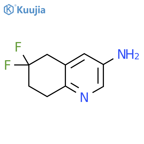6,6-Difluoro-5,6,7,8-tetrahydroquinolin-3-amine structure