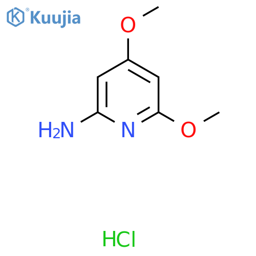 4,6-dimethoxypyridin-2-amine hydrochloride structure
