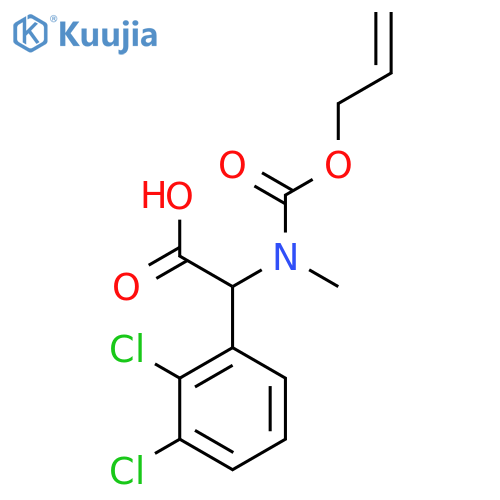 2-(2,3-Dichlorophenyl)-2-{methyl[(prop-2-en-1-yloxy)carbonyl]amino}acetic acid structure
