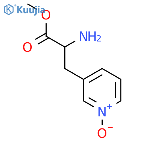 3-(2-Amino-3-methoxy-3-oxopropyl)pyridin-1-ium-1-olate structure